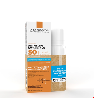 ROCHE POSAY ANTHELIOS UVMUNE 400 (CREME FONDANTE INVISIBLE 50+) 50ML + EAU...