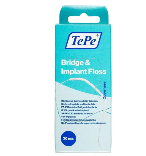 TEPE FIL DENTAIRE POUR BRIDGE ET IMPLANT 5PCS 26055/4
