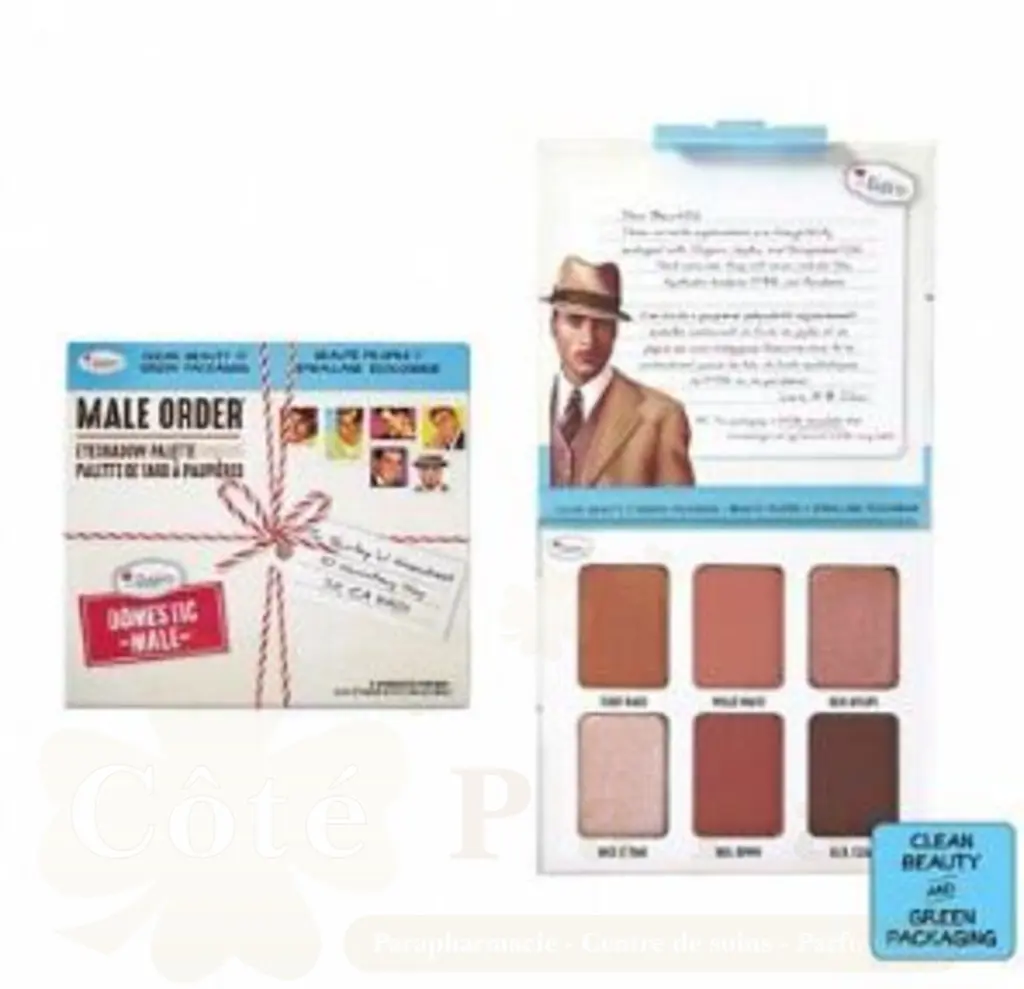 THE BALM COSMETICS MALE ORDER EYESHADOW PALETTE 12.2G T8479