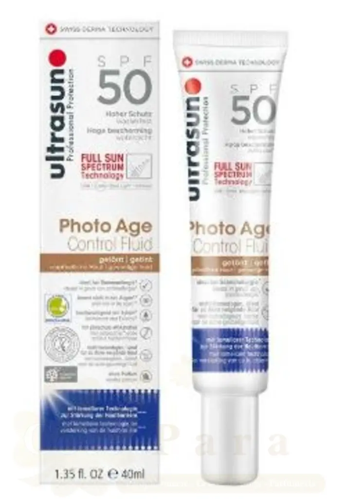 ULTRASUN PHOTO AGE CONTROL FLUID TEINTE SPF50 40ML