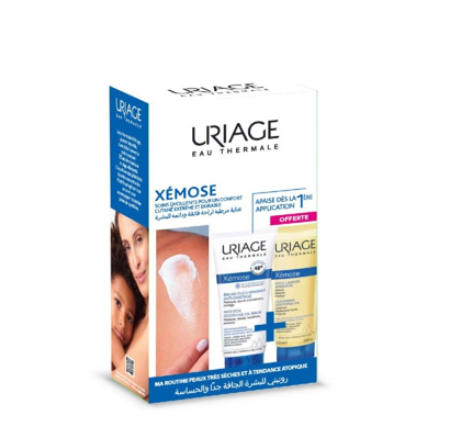 URIAGE COFFRET XEMOSE BAUME OLEO APAISANT 200ML+XEMOSE HUILE LAVANTE 200ML OFFERTE