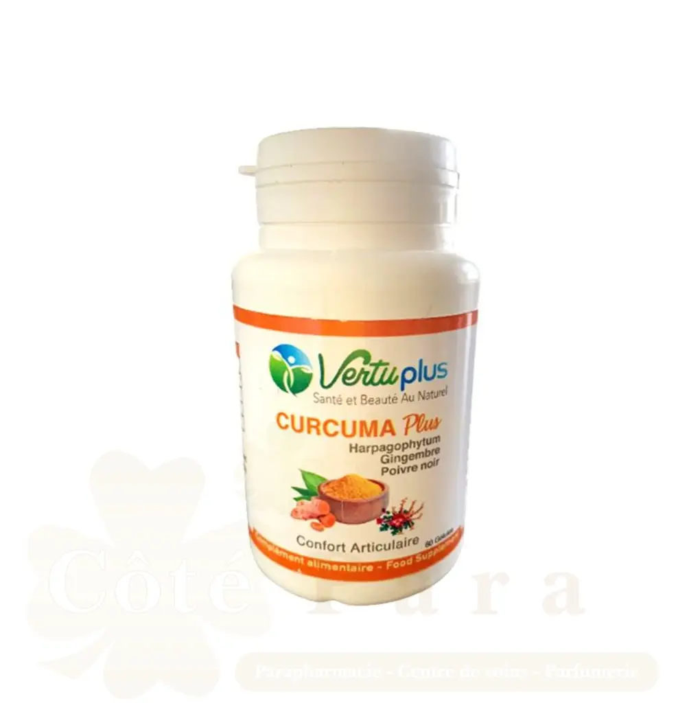 VERTUPLUS CURCUMA PLUS 60 GELULES