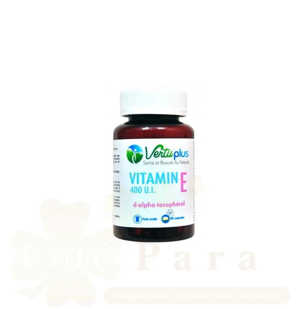 VERTUPLUS VITAMINE E 50 CAPSULES