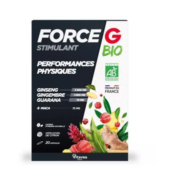VITAVEA FORCE G STIMULANT EFFET TONIQUE 10 AMPOULES