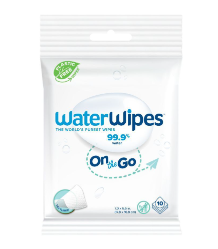 WATERWIPES LINGETTES FORMAT VOYAGE *10