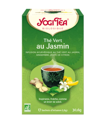 YOGI TEA THE VERT AU JASMIN 17*1.8G