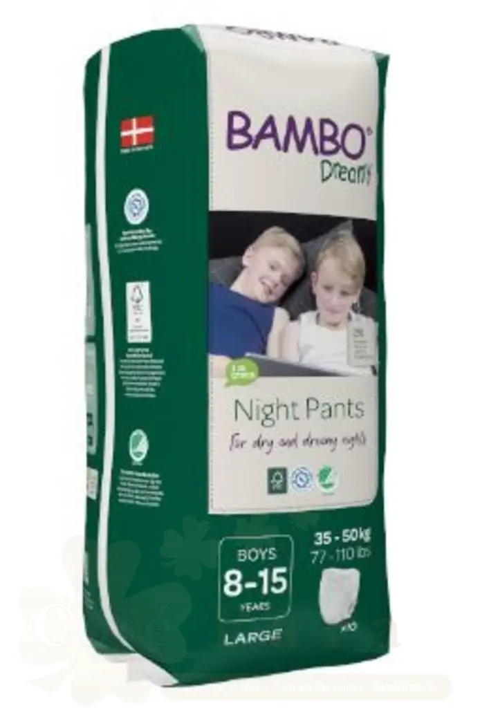 BAMBO DREAMY BOY COUCHE DE NUIT 8-15 ANS *10UNITES