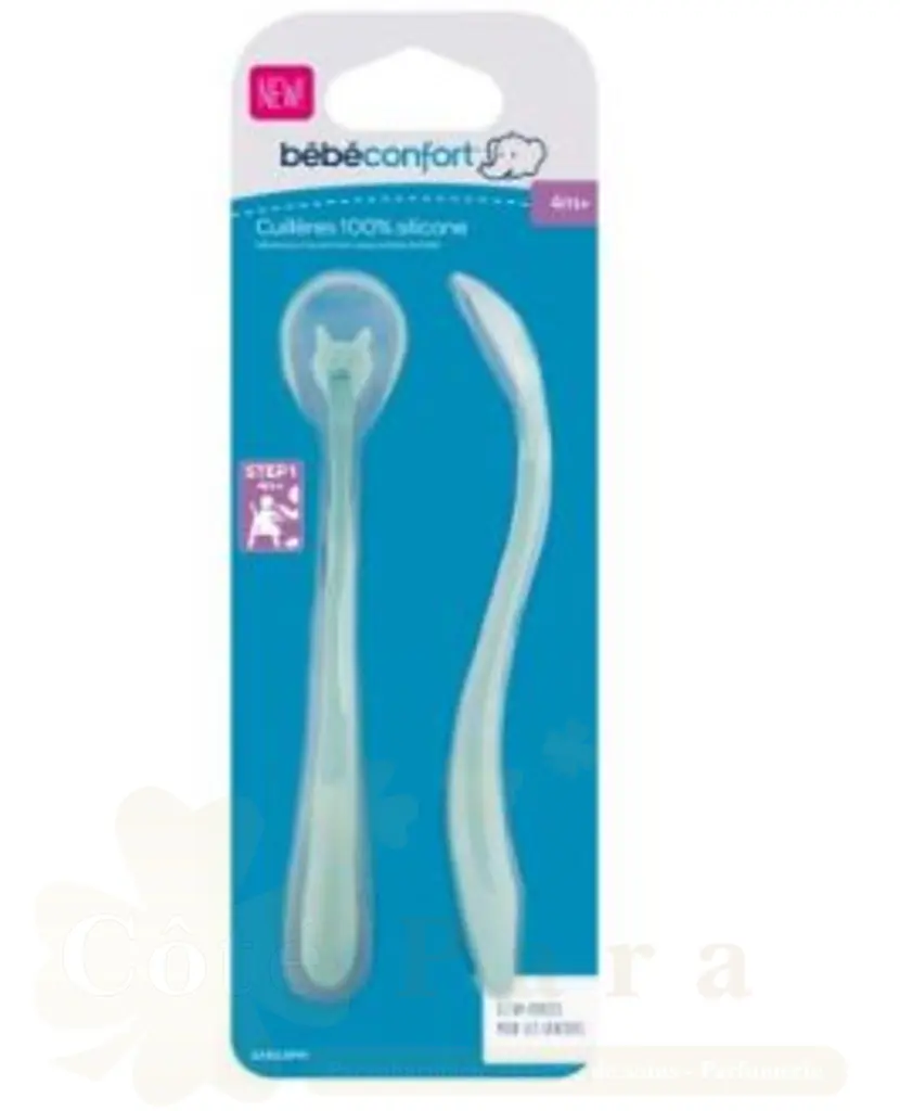 BEBE CONFORT 2 CUILLERES DOUCES EN SILICONE 4M+ 1214