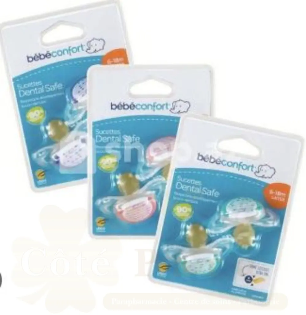 BEBE CONFORT 2 SUCETTES DENTAL SAFE 6-18M LITTLE VALLEY REF 3104202000
