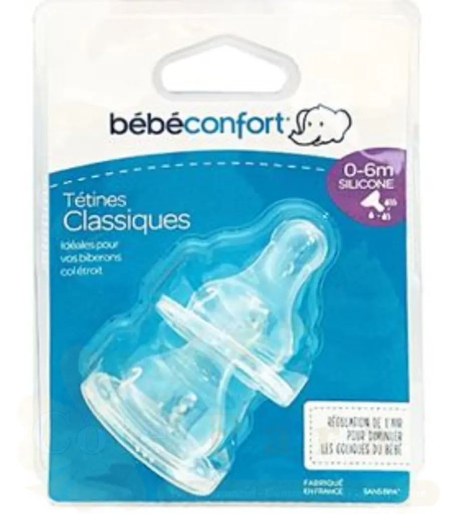 BEBE CONFORT 2 TETINES STANDARD 0-6M 3VITESSES REF3102201300
