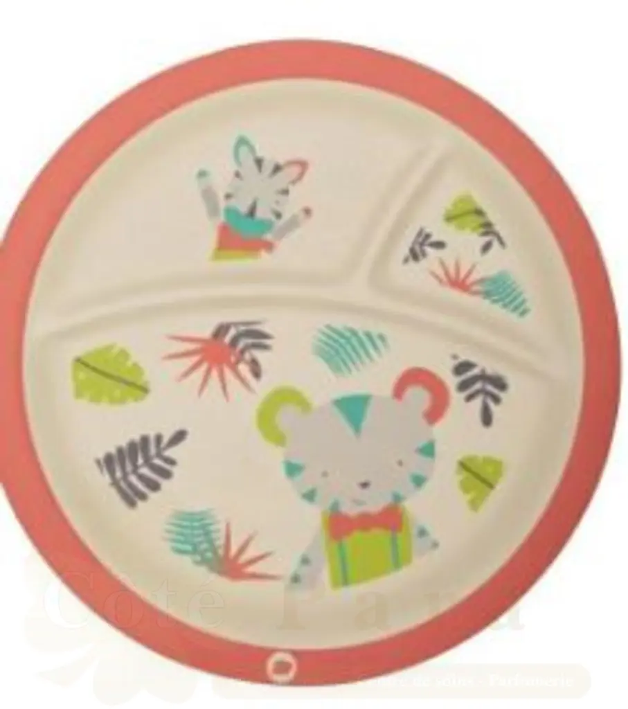 BEBE CONFORT ASSIETTE AVEC COMPARTIMENTS BAMBOO JUNGLE REF7100