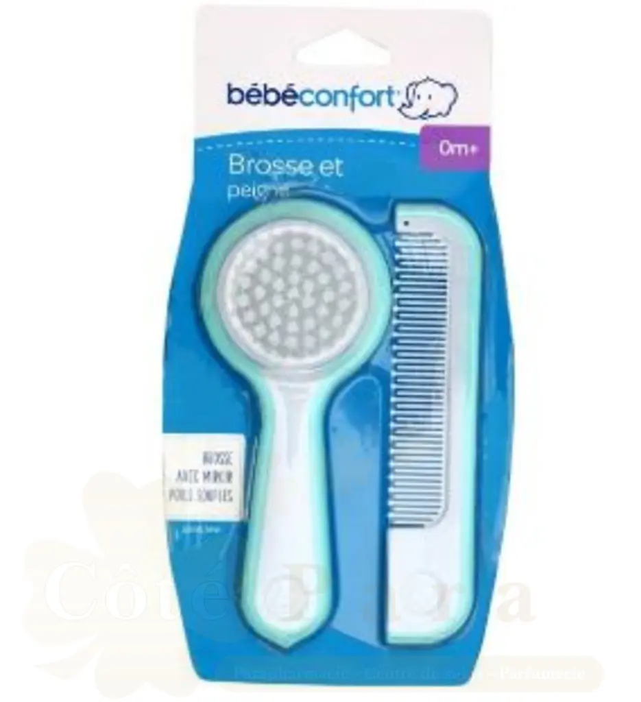 BEBE CONFORT BROSSE MIROIRE+PEIGNE BLEU REF 3106204200