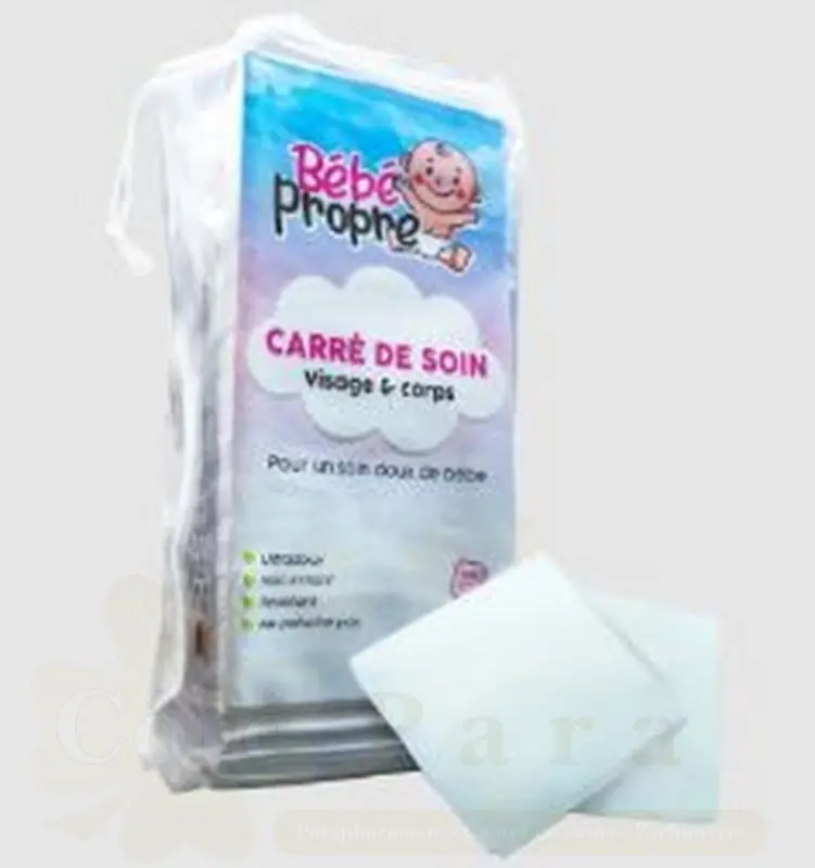 BEBE PROPRE CARRE DE SOIN 100 UNITES