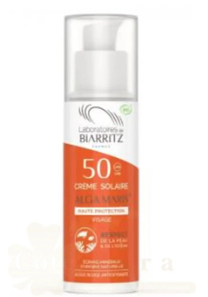 BIARRITZ ALGA MARIS CREME SOLAIRE VISAGE SPF50 50ML