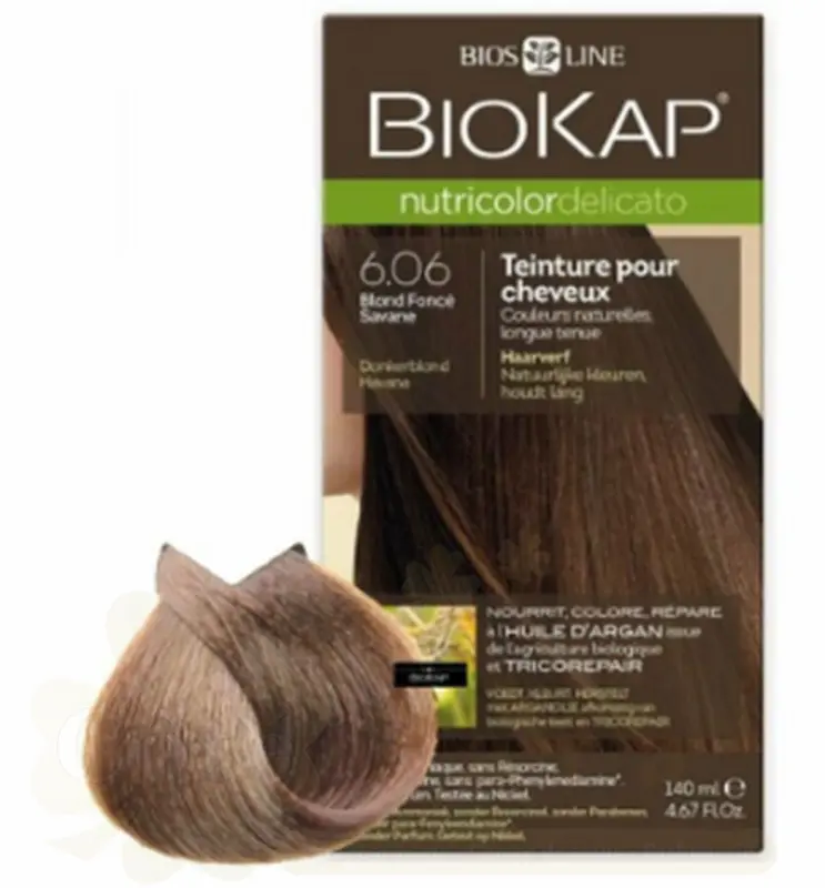 BIOKAP NUTRICOLOR DELICATO 6.06 BLOND FONCE HAVANE