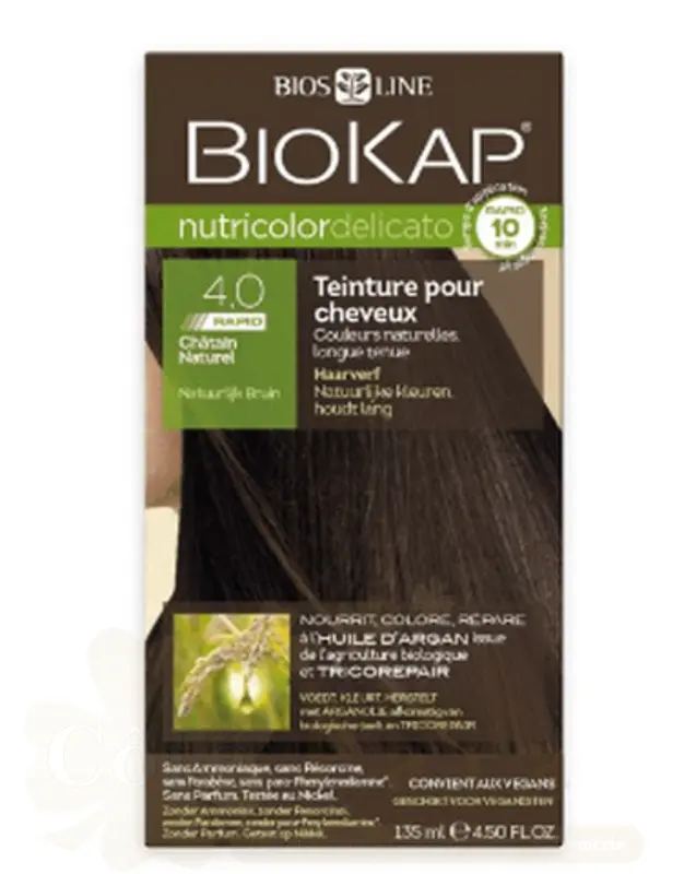 BIOKAP NUTRICOLOR DELICATO RAPID 4.0 CHATAIN NATUREL