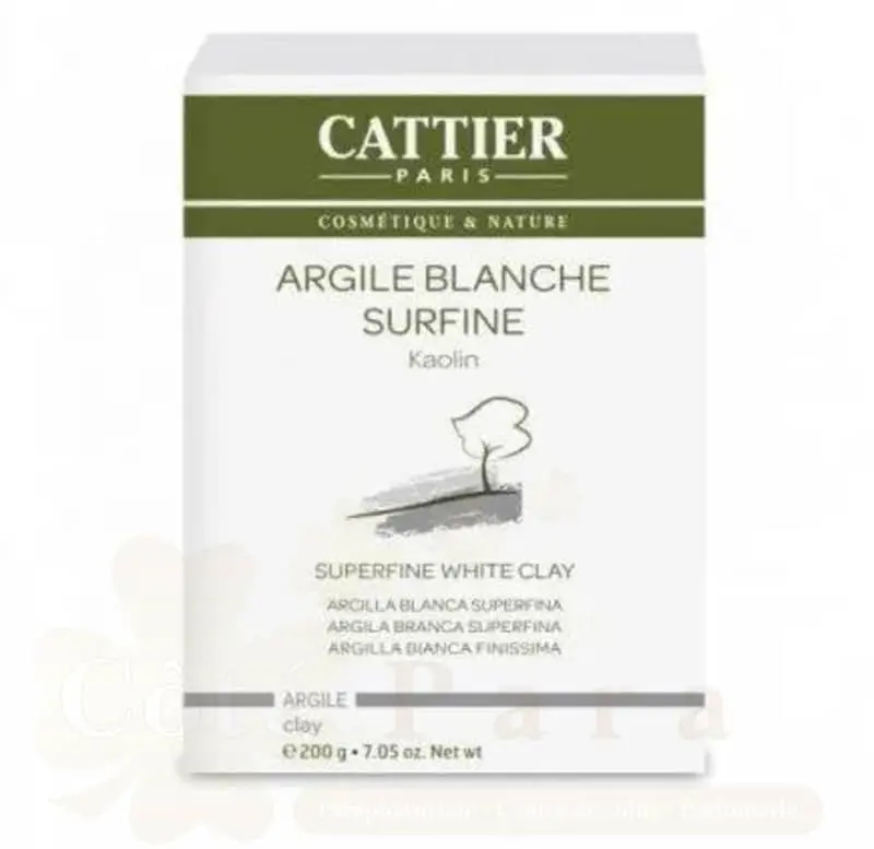 CATTIER ARGILE BLANCHE SURFINE 200G