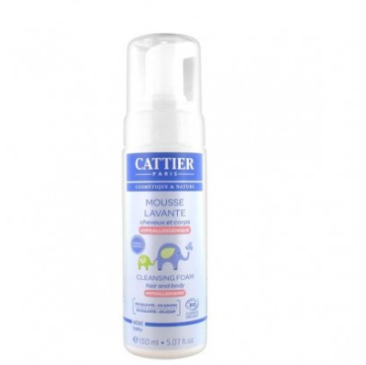 CATTIER BEBE MOUSSE LAVANT 150ML NEW