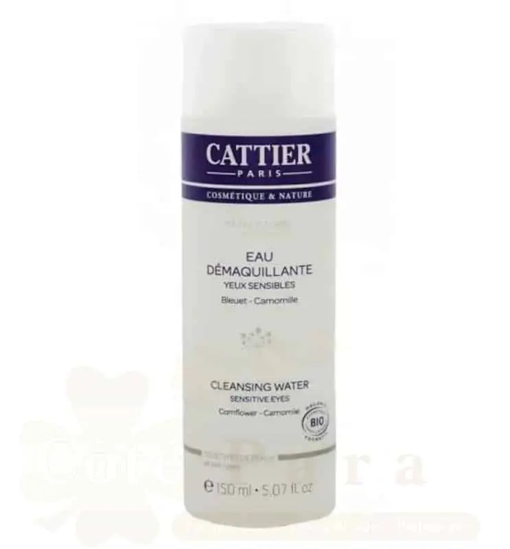 CATTIER EAU DEMAQ YEUX SENSIBLE PETALE D’IRIS 150ML