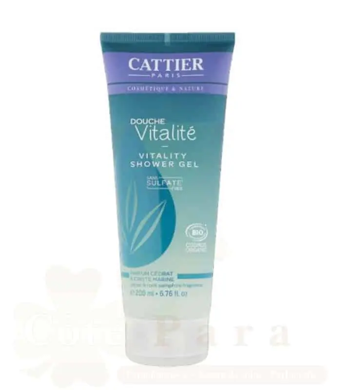 CATTIER GEL DOUCHE VITALITE CEDRAT/CRISTE MARINE 200ML