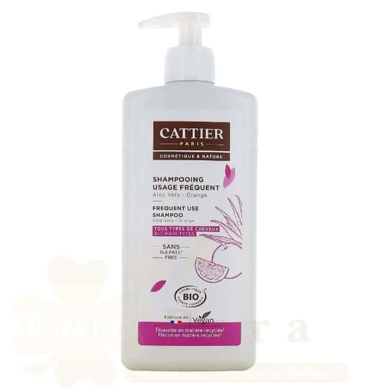 CATTIER SHAMPOOING USAGE FREQUENT ALOE VERA ORANGE 500ML