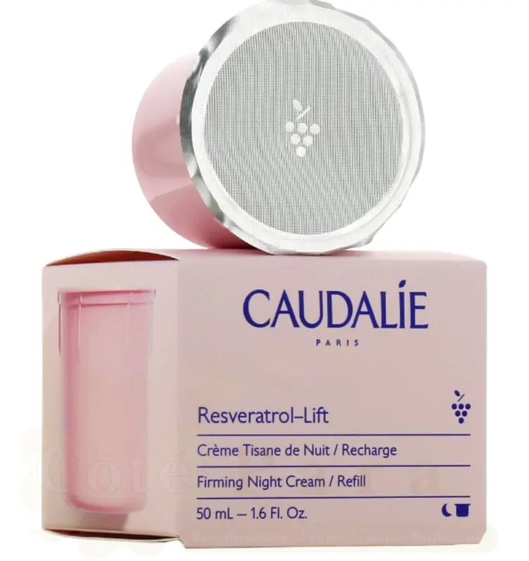 CAUDALIE RESVERATROL LIFT CREME TISANE DE NUIT/RECHARGE 50ML