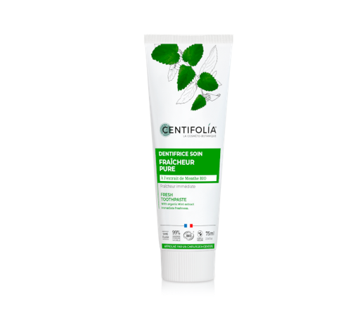CENTIFOLIA DENTIFRICE FLUOR HALEINE FRAICHE A LA MENTHE VERT 75ML