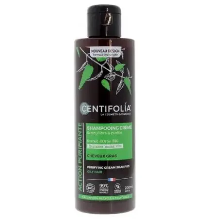 CENTIFOLIA SHAMPOING CREME PURIFIANT CHEVEUX GRAS 200ML