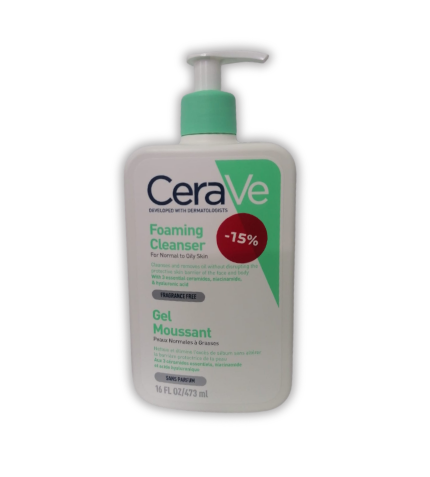 CERAVE GEL MOUSSANT PNG 473ML (OFFRE -15%)