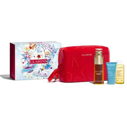 CLARINS COFFRET DOUBLE SERUM LIGHT+HE 15ML+LOTION TONIQUE HYD 50ML XMAS24 204P80112629