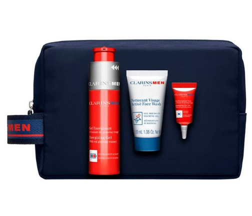 CLARINS COFFRET MEN GEL ENER 50ML+NET 30ML+GEL YEUX 3ML+DS9 0,9ML XMAS24 204P80112640