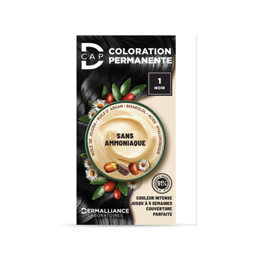 D-CAP COLORATION PERMANENTE 1 NOIR