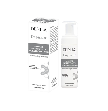 DEPILIA DEPISKIN MOUSSE NETTOYANTE ECLAIRCISSANTE 150ML