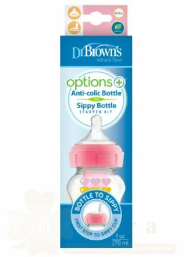 DR BROWNS BIB OPTIONS + ANTI COLIC 270ML WB91604