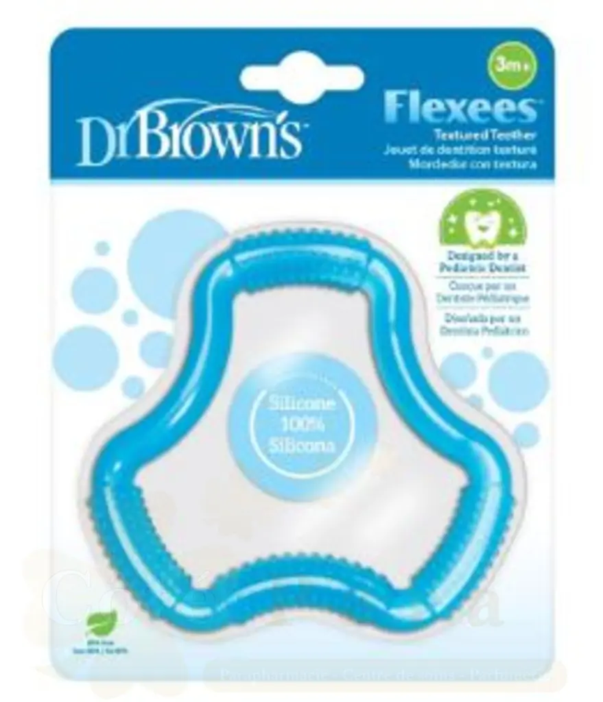 DR BROWNS FLEXEES ANNEAU DE DENTITION BLEU TE102