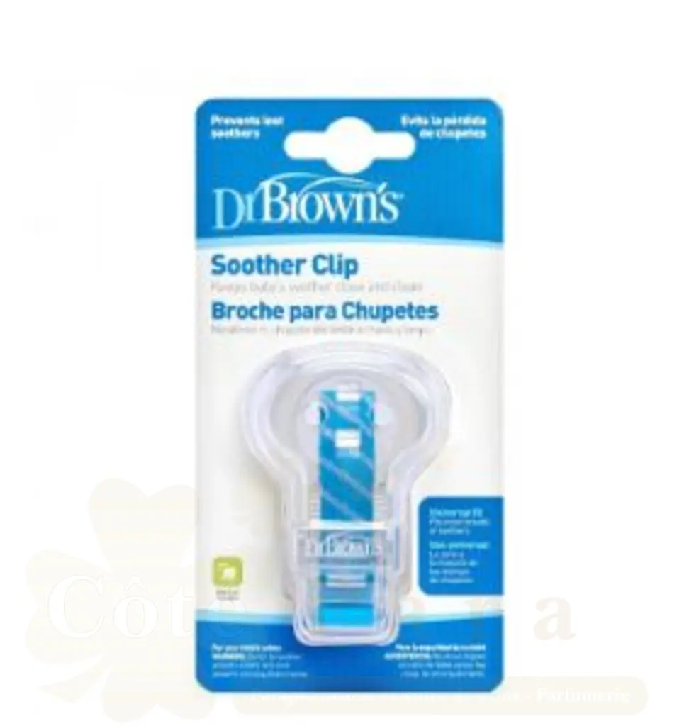 DR BROWNS PACIFIER SOOTHER TETHER CLIP 990INTL