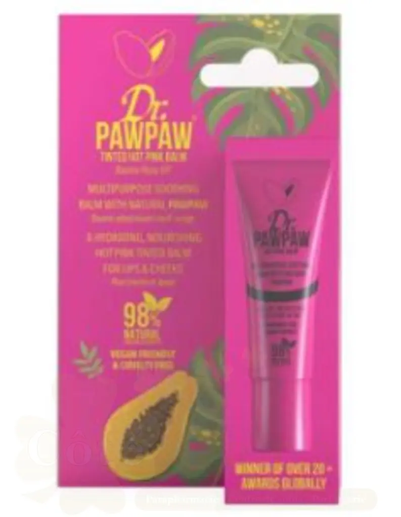 DR PAWPAW TINTED HOT PINK BALM MULTIPURPOSE 10ML