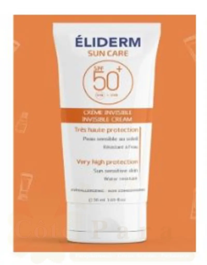 ELIDERM SUN CARE CREME INVISIBLE SPF50+ 50ML