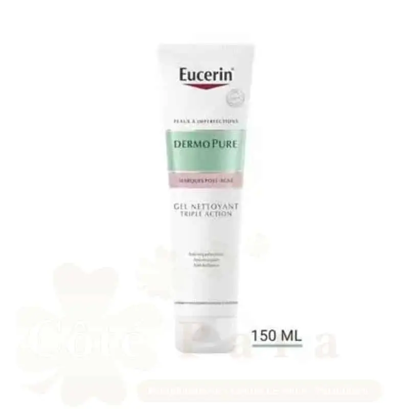 EUCERIN DERMOPURE GEL NETTOYANT TRIPLE ACTION 150ML