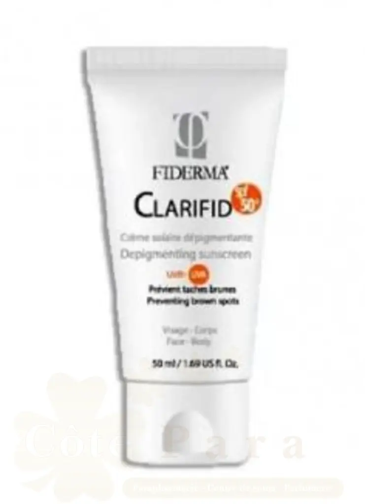 FIDERMA CLARIFID CREME SOLAIRE DEPIGMENTANTE SPF50+50ML