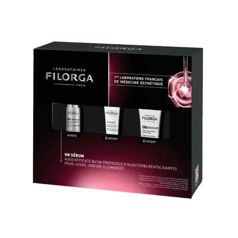 FILORGA COFFRET NCEF REVITALIZE SERUM 30ML+NCEF CREME 15ML + OPTIM EYES 4ML
