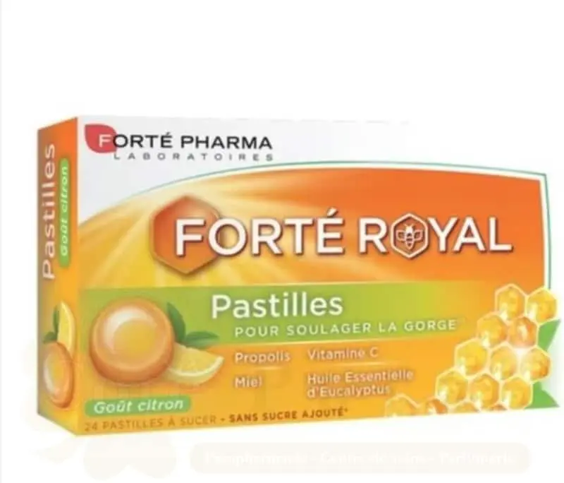 FORTE PHARMA FORTE ROYAL 24 PASTILLES CITRON