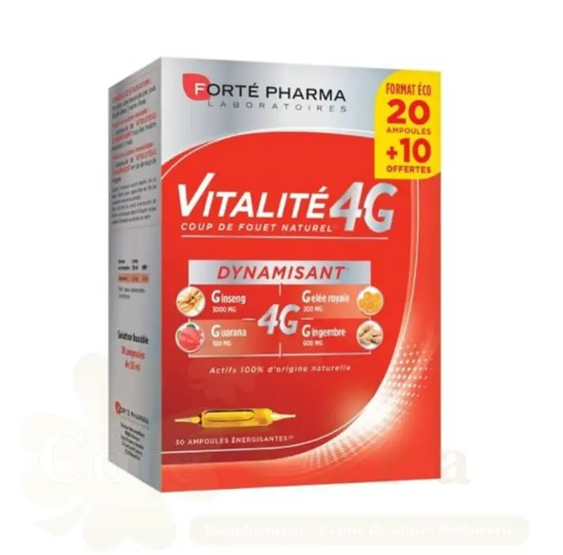 FORTE PHARMA VITALITE 4G DYNAMISANT 30 AMPOULES