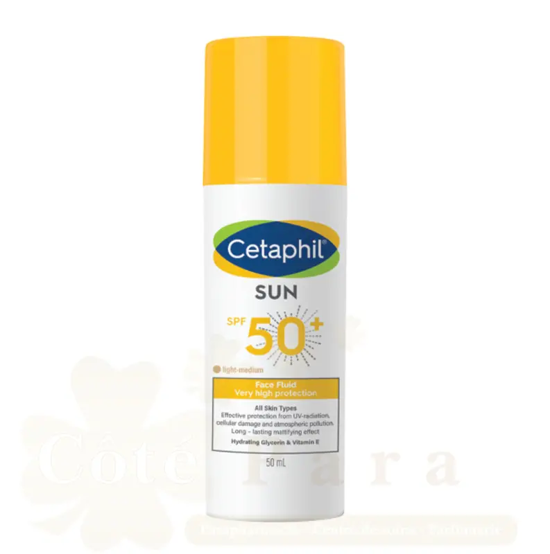 GALDERMA CETAPHIL SUN FACE FLUIDE TEINTE SPF50+ 50ML