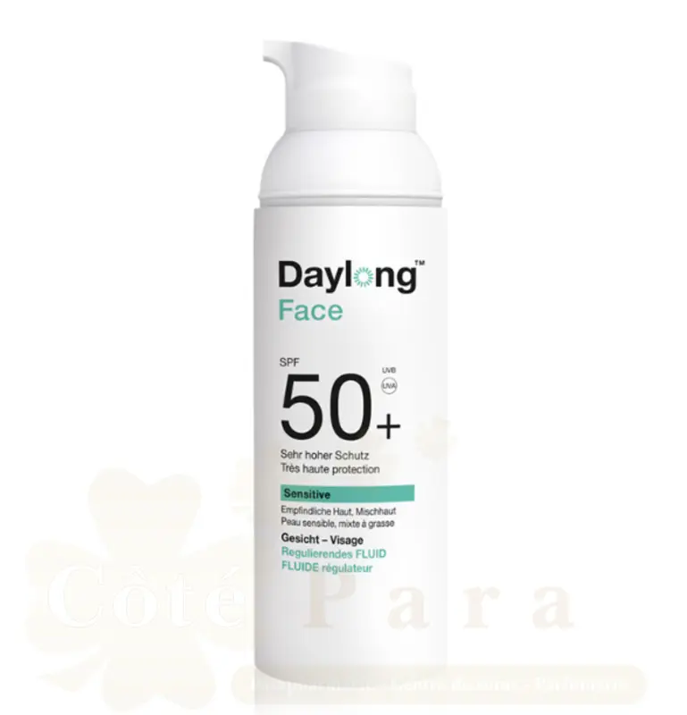 GALDERMA DAYLONG FACE SENSITIVE FLUIDE REGULATEUR SPF50+ 50ML