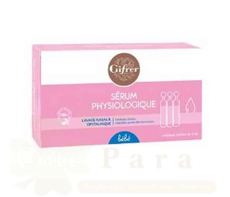 GIFRER SERUM PHYSIOLOGIQUE 5 UNIDOSE