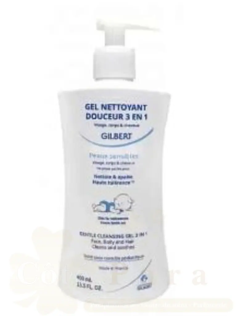 GILBERT EAU NETTOYANTE DOUCEUR 3EN1 BEBE 400ML