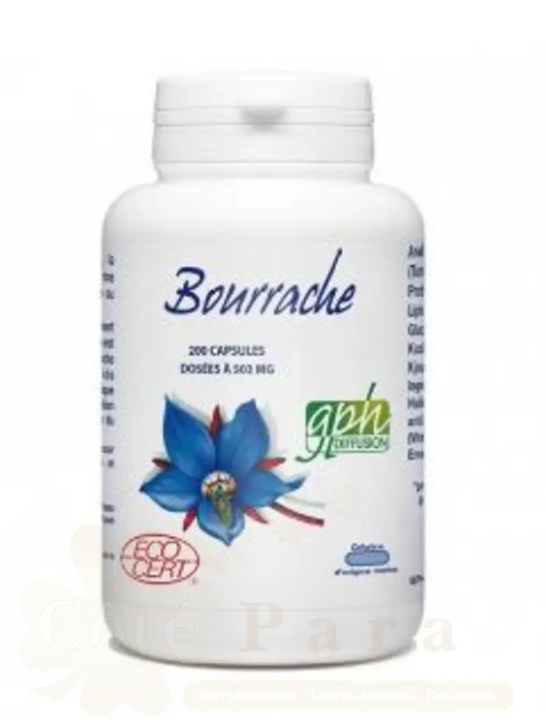 GPH DIFFUSION BOURRACHE BIO 200 CAPSULES