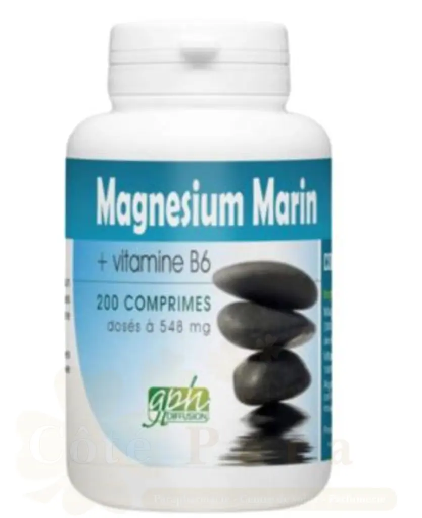 GPH DIFFUSION MAGNESIUM MARIN + VITAMINE B6 200 COMPRIMES