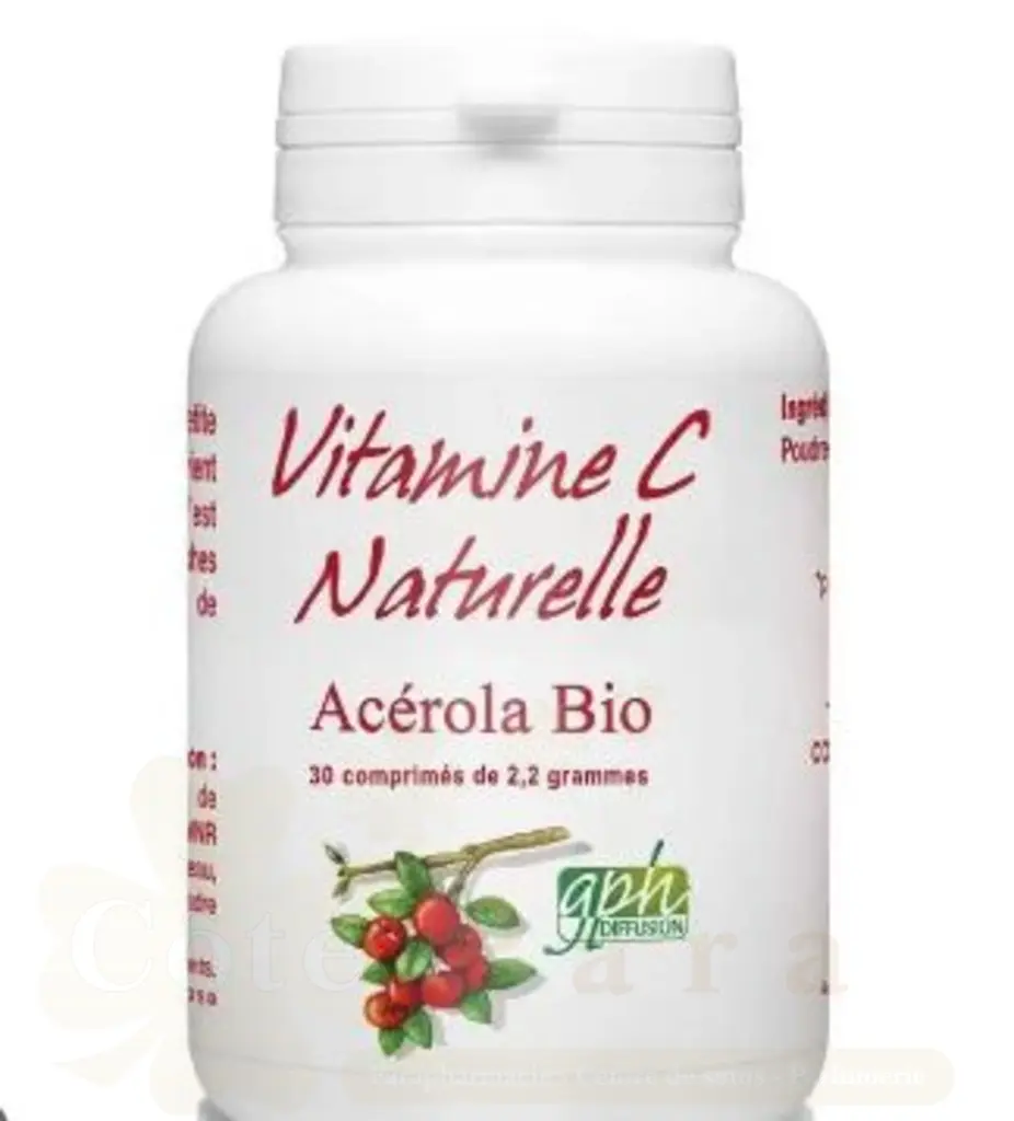 GPH DIFFUSION VITAMINE C ACEROLA BIO 1000MG 30 COMPRIMES